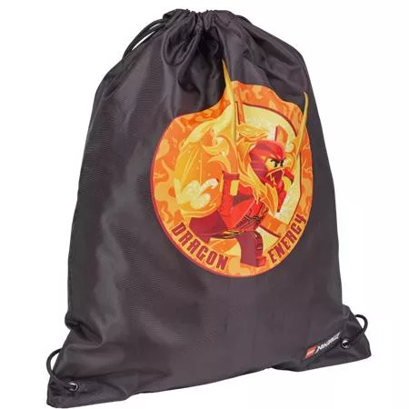 Tornazsák, LEGO "Ninjago Dragon Energy", fekete-mintás