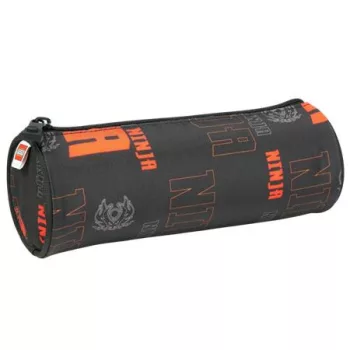   Tolltartó, henger alakú, cipzáras, LEGO "Ninjago Dragon Energy", fekete-mintás