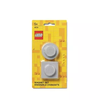 Mágnes, 2 különböző forma, LEGO, szürke