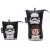 Tolltartó, cipzáras, pop-up, LEGO "Star Wars Stormtrooper/Han Solo", fekete-mintás