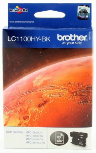 Brother LC1100HYBK Black Eredeti Tintapatron