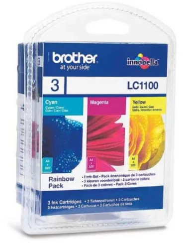 Brother LC1100CMY Eredeti Tintapatron csomag 3*