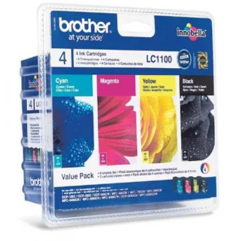 Brother LC1100BKCMY Eredeti Tintapatron csomag BKCMY