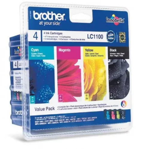 Brother LC1100BKCMY Eredeti Tintapatron csomag BKCMY