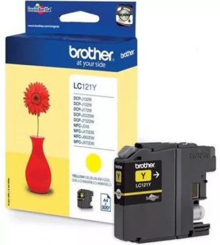 Brother LC121Y Yellow Eredeti Tintapatron