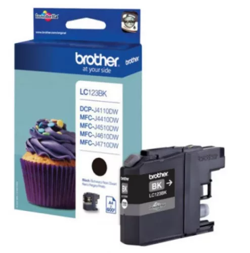 Brother LC123BK Black Eredeti Tintapatron