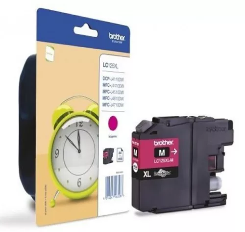Brother LC125XLM Eredeti Tintapatron Magenta