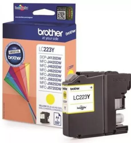 Brother LC223Y Yellow Eredeti Tintapatron