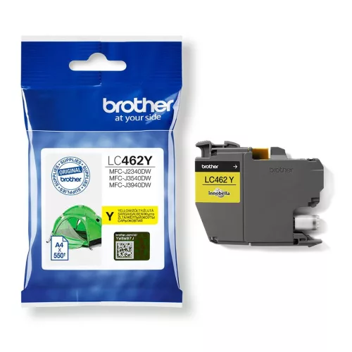 Brother LC462Y Eredeti Tintapatron Yellow
