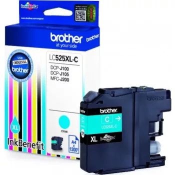 Brother LC525XLC Eredeti Tintapatron Cyan