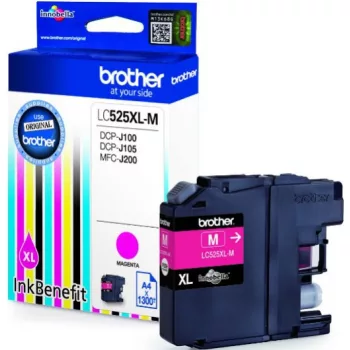 Brother LC525XLM Eredeti Tintapatron Magenta