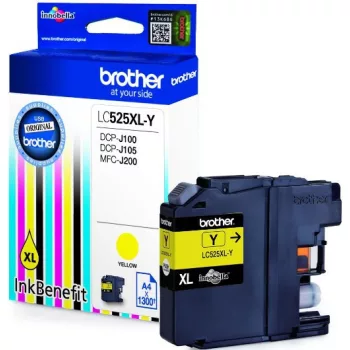 Brother LC525XLY Eredeti Tintapatron Yellow