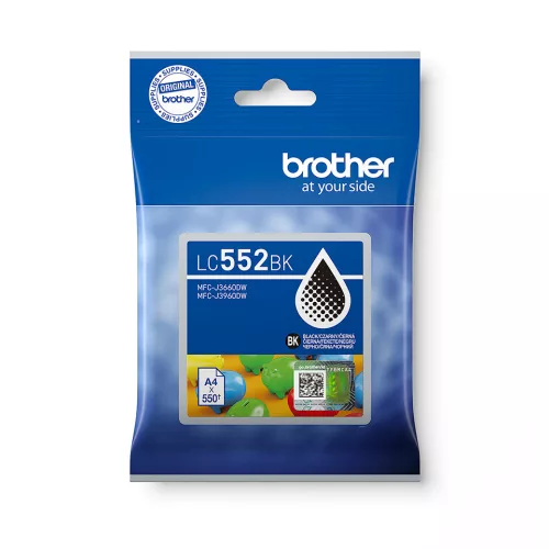 Brother LC552BK Eredeti Tintapatron Black