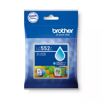 Brother LC552C Eredeti Tintapatron Cyan