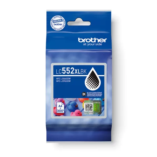 Brother LC552XLBK Eredeti Tintapatron Black