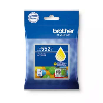 Brother LC552Y Eredeti Tintapatron Yellow