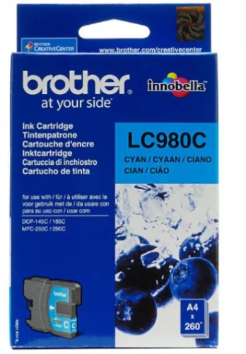 Brother LC980C Cyan Eredeti Tintapatron