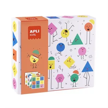   Geometriai matricás készlet, APLI Kids "Geometric", érzelmek