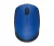 Egér, vezeték nélküli, optikai, közepes méret, USB, LOGITECH "M171", kék