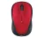 Egér, vezeték nélküli, optikai, közepes méret, USB, LOGITECH "M235", piros