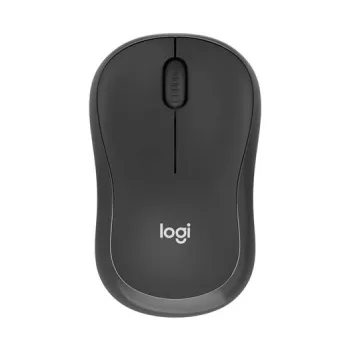   Egér, vezeték nélküli, optikai, csendes, BT, LOGITECH, "M240", grafitszürke