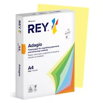   Másolópapír, színes, A3, 80 g, REY "Adagio", pasztell sárga