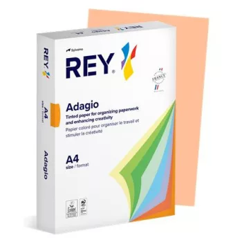   Másolópapír, színes, A4, 80 g, REY "Adagio", pasztell lazac