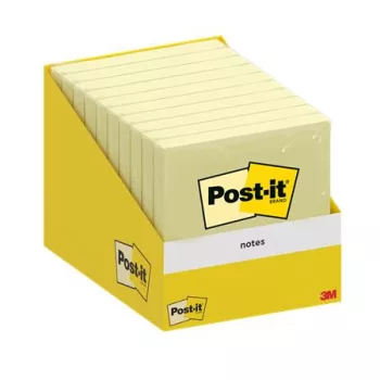   Öntapadó jegyzettömb, 76x76 mm, 100 lap, 3M POSTIT, kanári sárga
