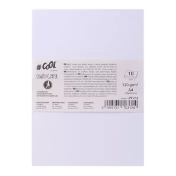 Rajzlap, famentes, A4, 120 g/m2, COOL BY VICTORIA