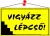 Információs tábla, 22,5x12,5 cm, "Vigyázz lépcső!", sárga