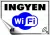 Információs matrica, 11,6x16,6 cm, "Ingyen Wifi"