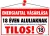 Információs tábla, 22,5x12,5 cm, "Energiaital vásárlása 18 éven aluliaknak tilos!"