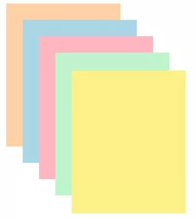 Másolópapír, színes, A4, 80 g, 5x50 lap, XEROX "Symphony", pasztell mix