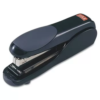   Tűzőgép, 24/6, 24 lap, lapos tűzés, MAX "HD-50F", fekete