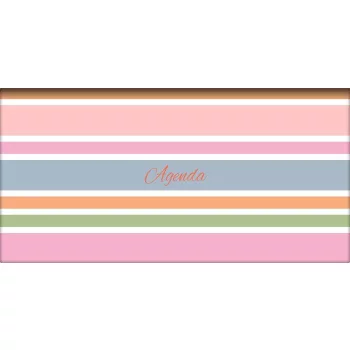   Zsebnaptár, fekvő elrendezésű, DAYLINER, "Colors Stripes"