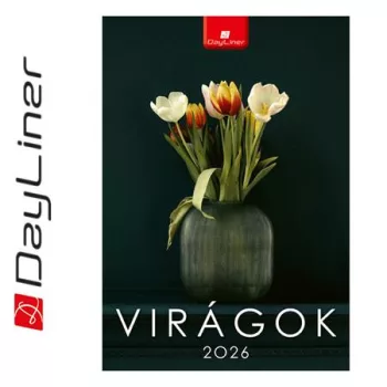Naptár, fali, DAYLINER, "Virágok"