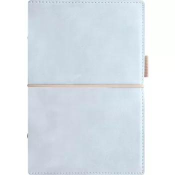   Kalendárium, gyűrűs, betétlapokkal, personal méret, FILOFAX, "Domino" Soft", pasztellkék