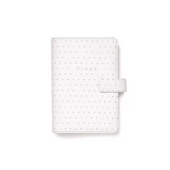   Kalendárium, gyűrűs, betétlapokkal, personal méret, FILOFAX "Moonlight", fehér