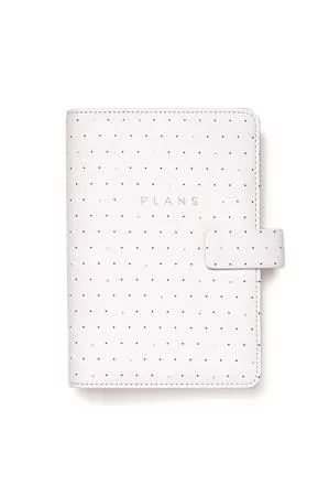 Kalendárium, gyűrűs, betétlapokkal, personal méret, FILOFAX "Moonlight", fehér