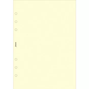   Kalendárium betét, jegyzetlap, personal méret, sima, FILOFAX, krémszín