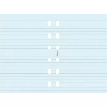   Kalendárium betét, jegyzetlap, personal méret, vonalas, FILOFAX, kék