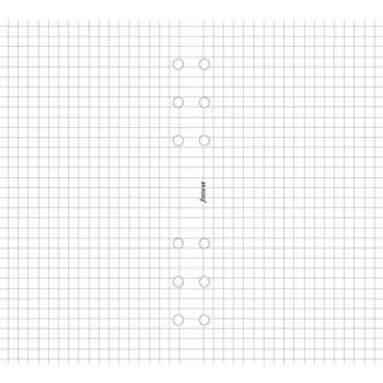  Kalendárium betét, jegyzetlap, A5, kockás, FILOFAX, fehér