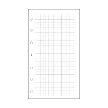   Kalendárium betét, jegyzetlap, "L", kockás, SATURNUS, fehér