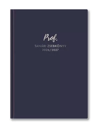 Tanári zsebkönyv, 2026/2027 tanév, A5, heti, TOPTIMER, kék