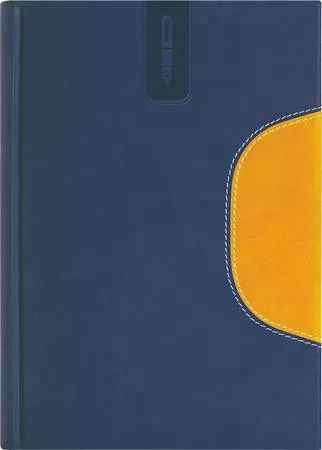 Tárgyalási napló, B5, DAYLINER, "Memphis", kék-sárga