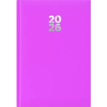   Naptár, tervező, A5, heti, DAYLINER, "Pannon", fuchsia