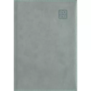   Naptár, tervező, B5, heti, DAYLINER "Square", szürkéskék