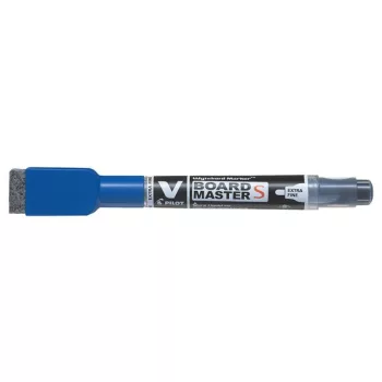  Táblamarker, törlőkupakkal, 1,3 mm, EF, kúpos, PILOT "V-Board Master S", kék
