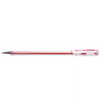   Golyóstoll, 0,35 mm, kupakos, PENTEL "Superb BK77", rózsaszín