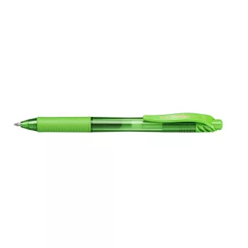   Zseléstoll, 0,35 mm, nyomógombos, PENTEL "EnerGelX BL107", világoszöld